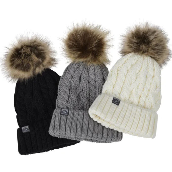 Storm Creek Cable Knit Pom Beanie
