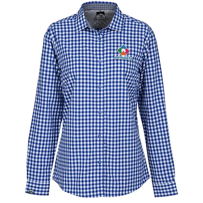 Storm Creek Gingham Performance Stretch Woven Shirt - Ladies'