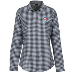 Storm Creek Gingham Performance Stretch Woven Shirt - Ladies'