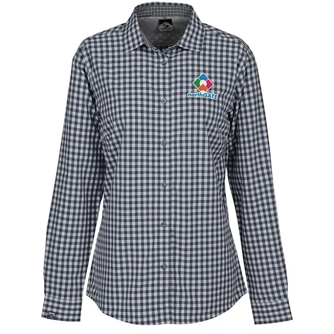 Storm Creek Gingham Performance Stretch Woven Shirt - Ladies'