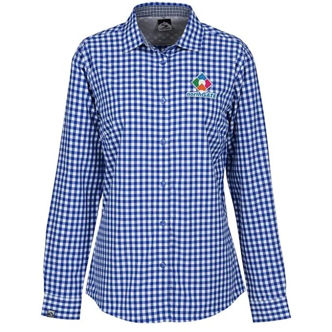 Storm Creek Gingham Performance Stretch Woven Shirt - Ladies'