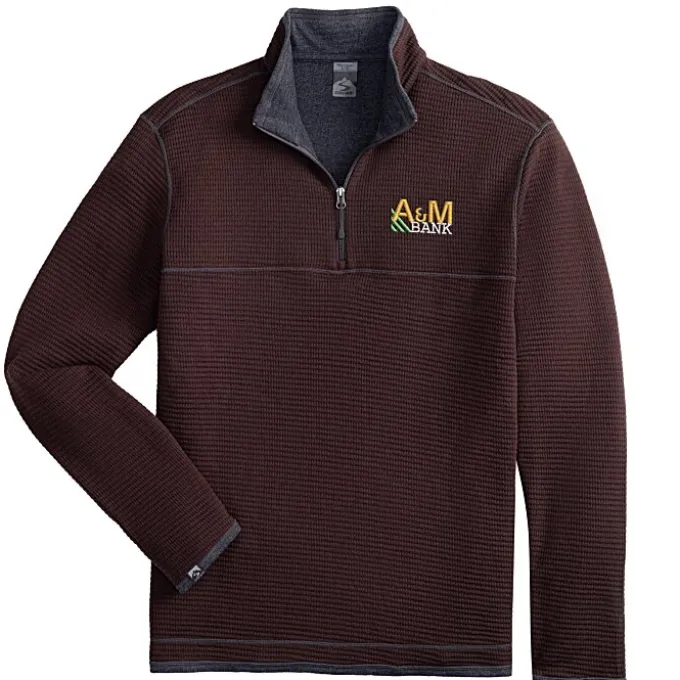 Storm Creek Jarret Waffle Knit 1/4-Zip Fleece - Men's