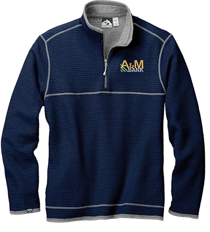 Storm Creek Jarret Waffle Knit 1/4-Zip Fleece - Men's
