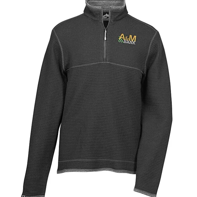 Storm Creek Jarret Waffle Knit 1/4-Zip Fleece - Men's