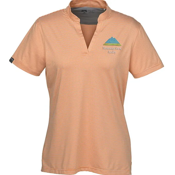 Storm Creek Optimist II Microstripe Polo - Ladies'