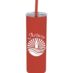 Straight Up Vacuum Tumbler with Straw - 15 oz.