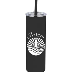 Straight Up Vacuum Tumbler with Straw - 15 oz.