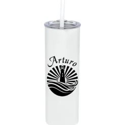 Straight Up Vacuum Tumbler with Straw - 15 oz.