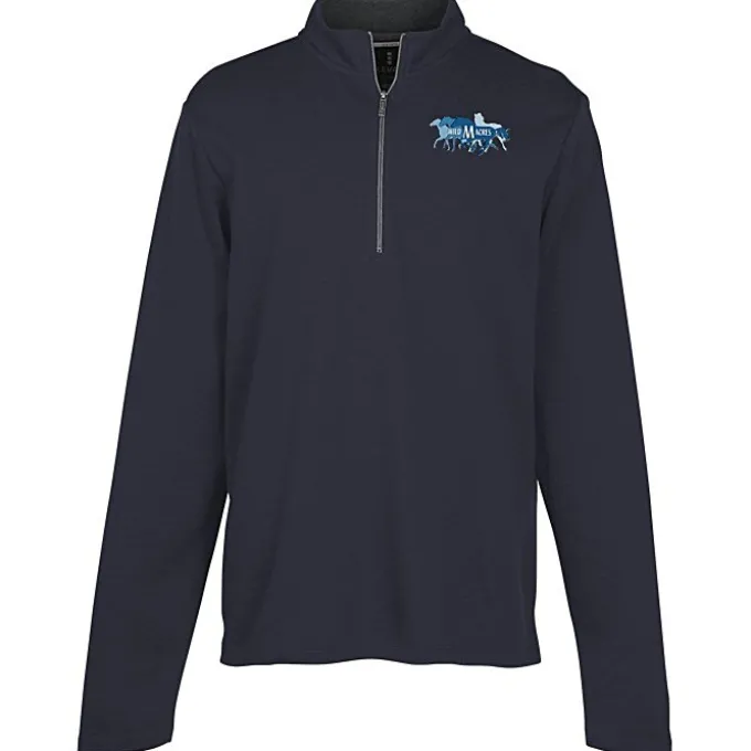 Stratton Wool Blend 1/4-Zip Knit Pullover - Men's