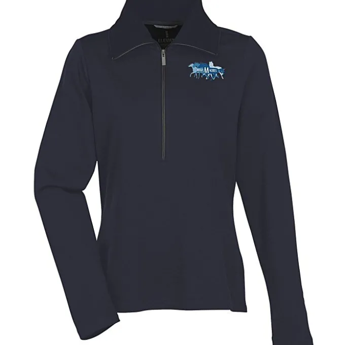 Stratton Wool Blend 1/2-Zip Knit Pullover - Ladies' - 24 hr