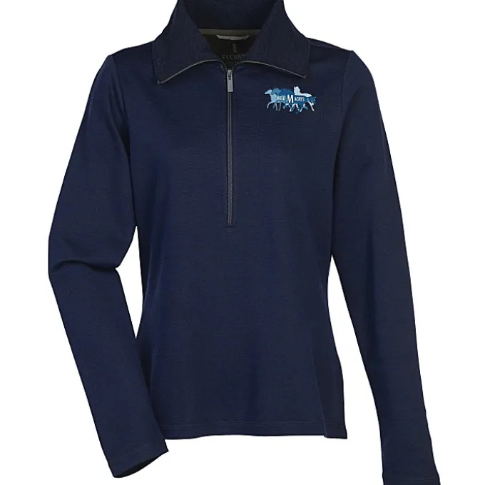 Stratton Wool Blend 1/2-Zip Knit Pullover - Ladies' - 24 hr