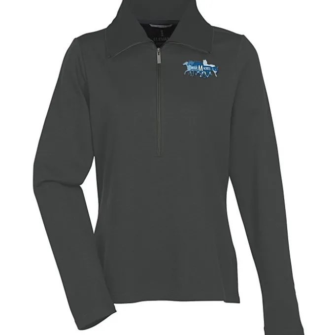 Stratton Wool Blend 1/2-Zip Knit Pullover - Ladies' - 24 hr