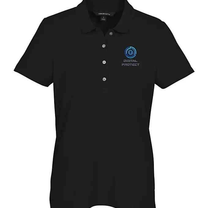 Stretch Diamond Pique Polo - Ladies'