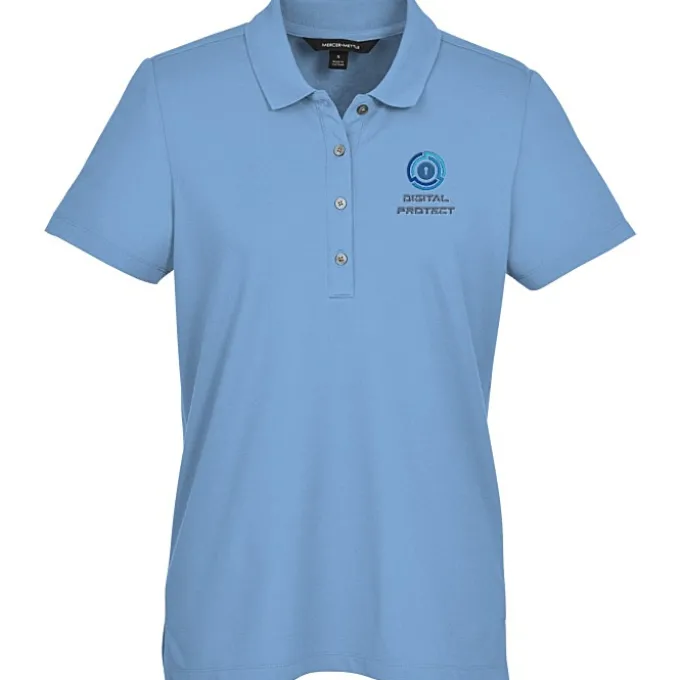 Stretch Diamond Pique Polo - Ladies'