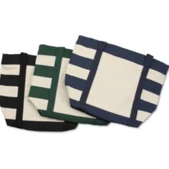 Striped Accent 10-oz Tote - 13 inches x 18 inches