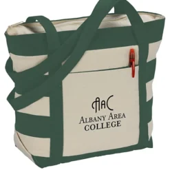 Striped Accent 10-oz Tote - 13 inches x 18 inches