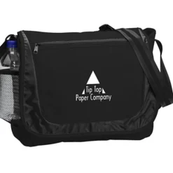 Stripe Strap Messenger Bag