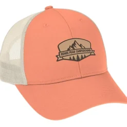 Structured Cotton Twill Trucker Cap - Laser Engraved Patch