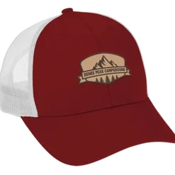 Structured Cotton Twill Trucker Cap - Laser Engraved Patch