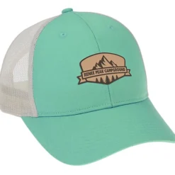 Structured Cotton Twill Trucker Cap - Laser Engraved Patch