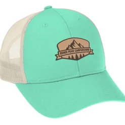 Structured Cotton Twill Trucker Cap - Laser Engraved Patch