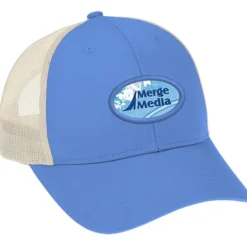 Structured Cotton Twill Trucker Cap - Full Color Patch