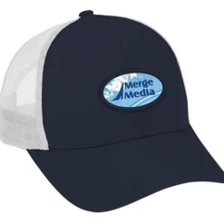 Structured Cotton Twill Trucker Cap - Full Color Patch