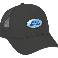 Structured Cotton Twill Trucker Cap - Full Color Patch