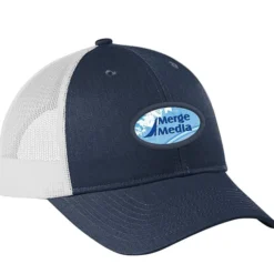 Structured Cotton Twill Trucker Cap - Full Color Patch - 24 hr