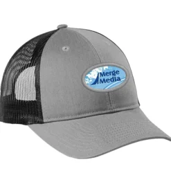 Structured Cotton Twill Trucker Cap - Full Color Patch - 24 hr
