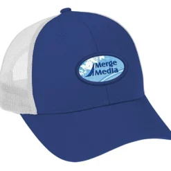 Structured Cotton Twill Trucker Cap - Full Color Patch - 24 hr