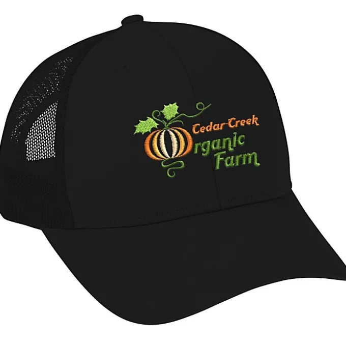 Structured Cotton Twill Trucker Cap - 24 hr