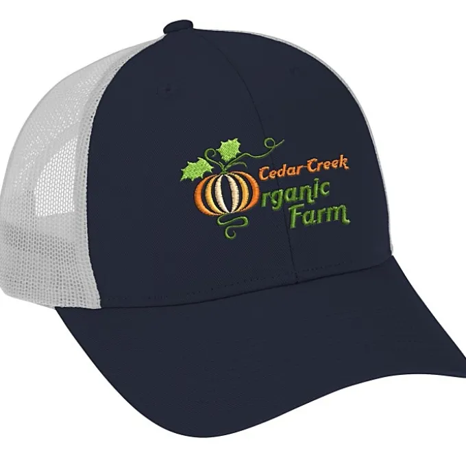 Structured Cotton Twill Trucker Cap - 24 hr