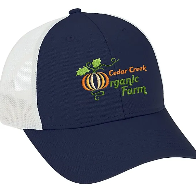 Structured Cotton Twill Trucker Cap - 24 hr