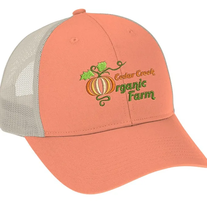 Structured Cotton Twill Trucker Cap - 24 hr