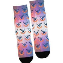Sublimated Low-Cut Ankle Crew Socks - Men's - Full Color
