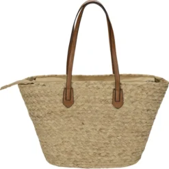 Sunset Straw Tote