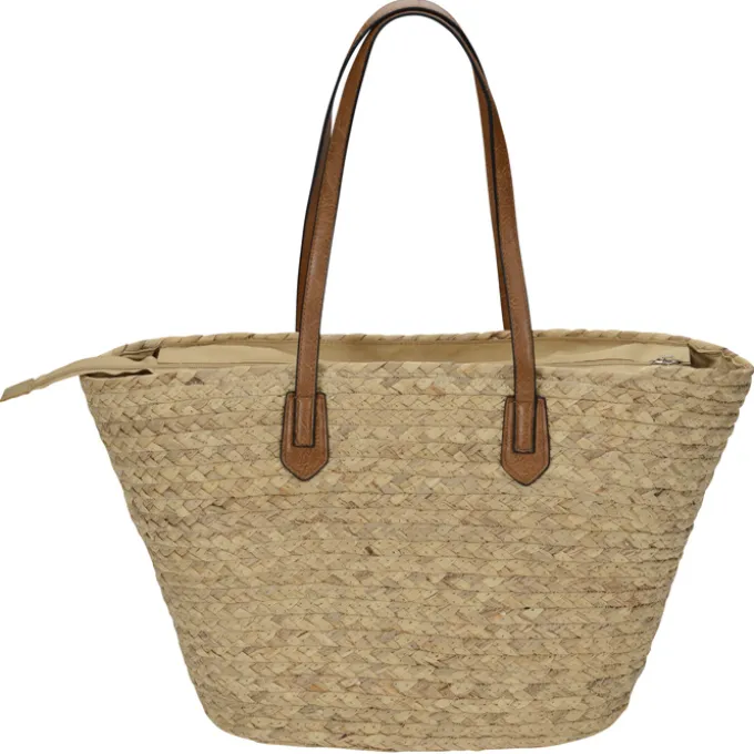Sunset Straw Tote