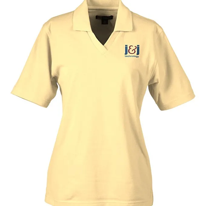 Superblend Johnny Collar Pique Polo - Ladies'