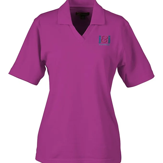 Superblend Johnny Collar Pique Polo - Ladies'