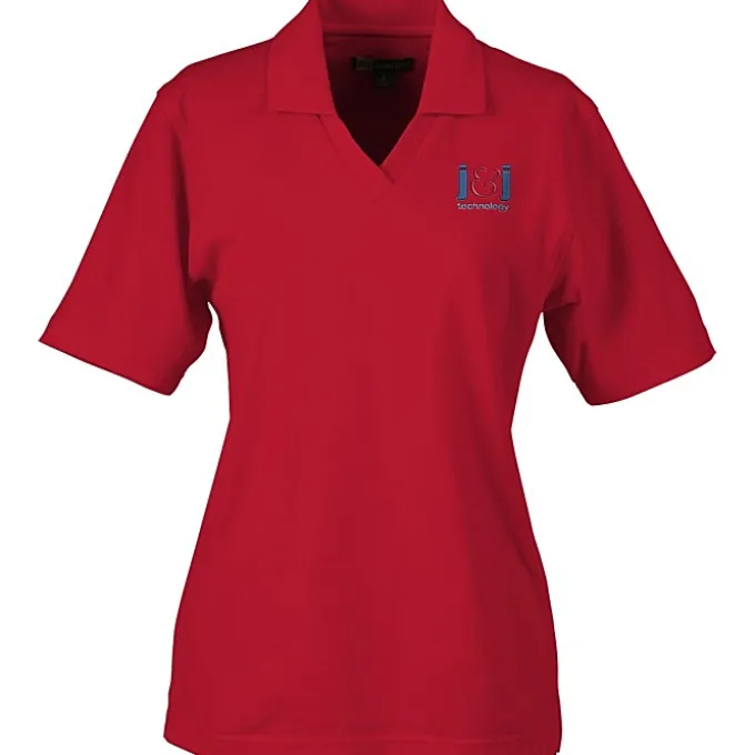 Superblend Johnny Collar Pique Polo - Ladies'