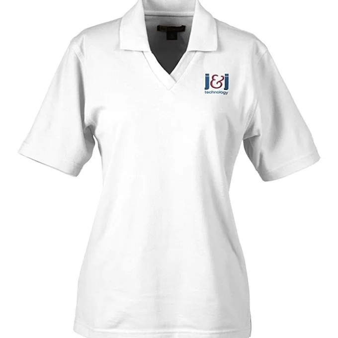 Superblend Johnny Collar Pique Polo - Ladies'