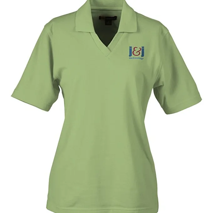 Superblend Johnny Collar Pique Polo - Ladies'