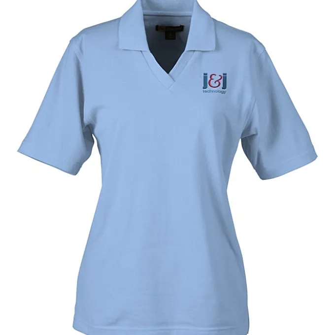 Superblend Johnny Collar Pique Polo - Ladies'