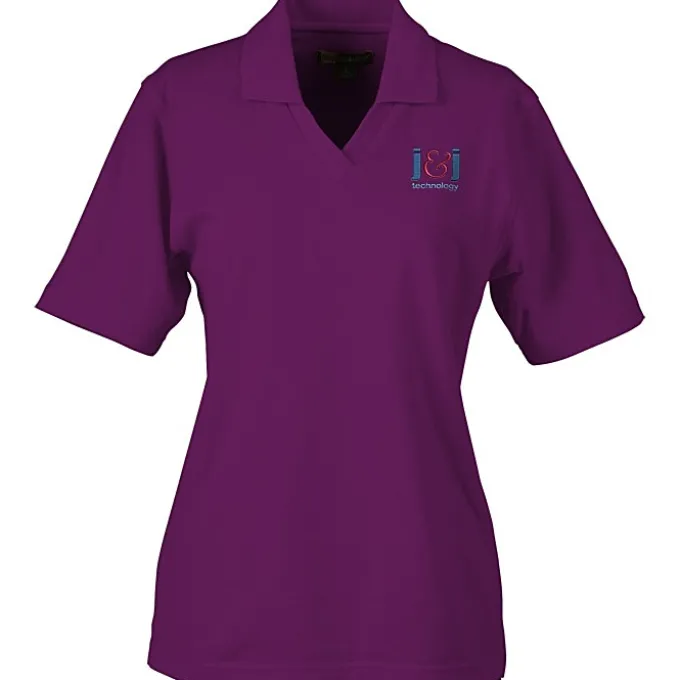 Superblend Johnny Collar Pique Polo - Ladies'