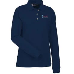 Superblend Long Sleeve Pique Polo - Ladies'