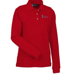 Superblend Long Sleeve Pique Polo - Ladies'