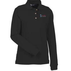 Superblend Long Sleeve Pique Polo - Ladies'