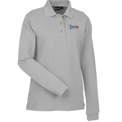 Superblend Long Sleeve Pique Polo - Ladies'