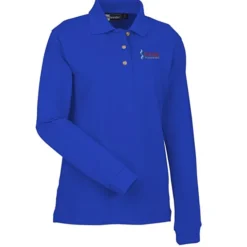 Superblend Long Sleeve Pique Polo - Ladies'